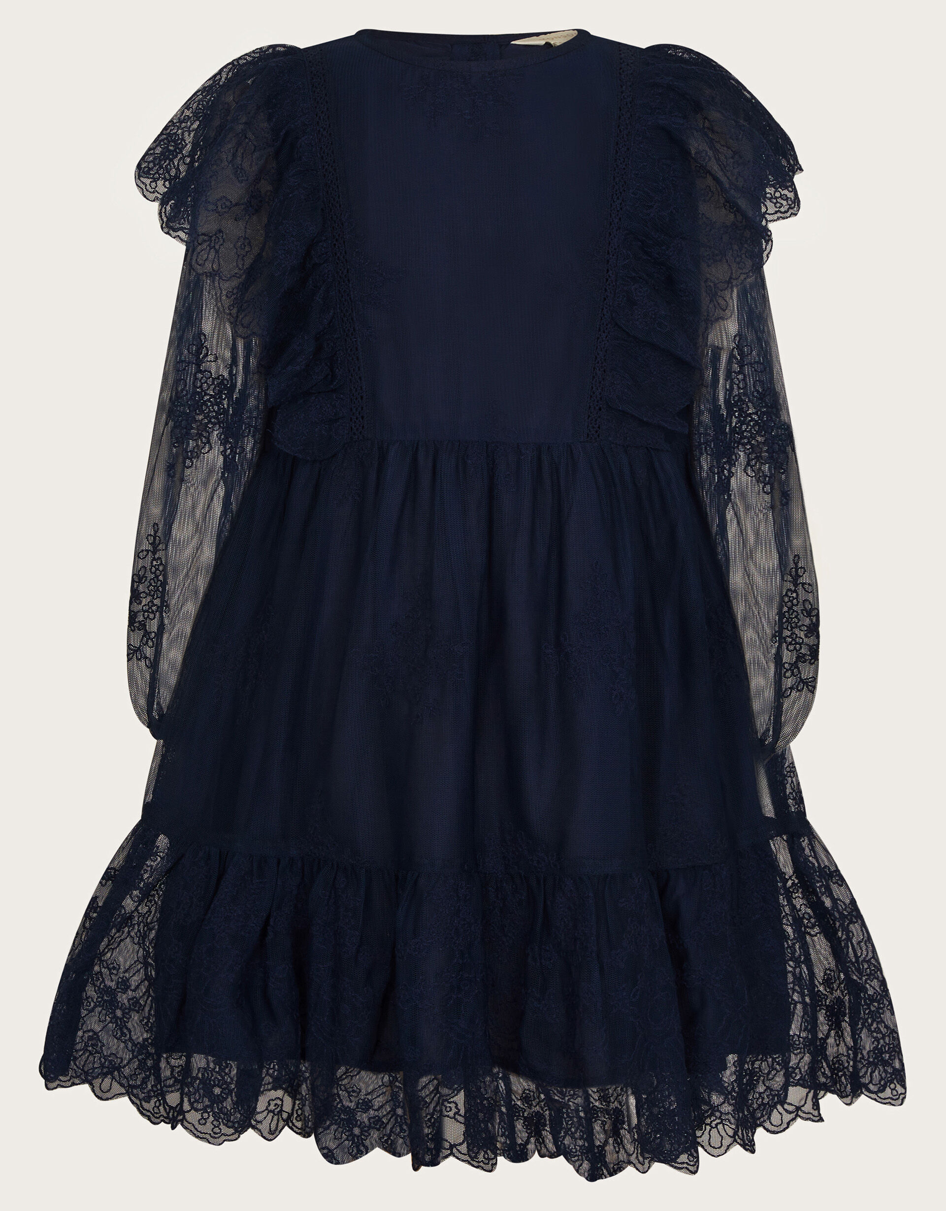 Victoriana Lace Dress Blue