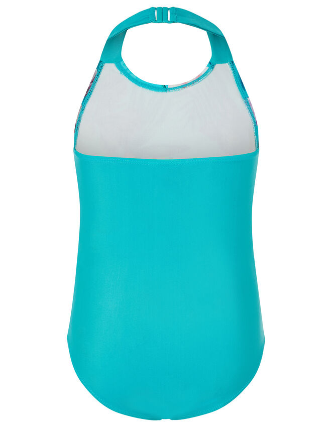 Tiko Tiger Swimsuit with Recycled Polyester, Green (GREEN), large