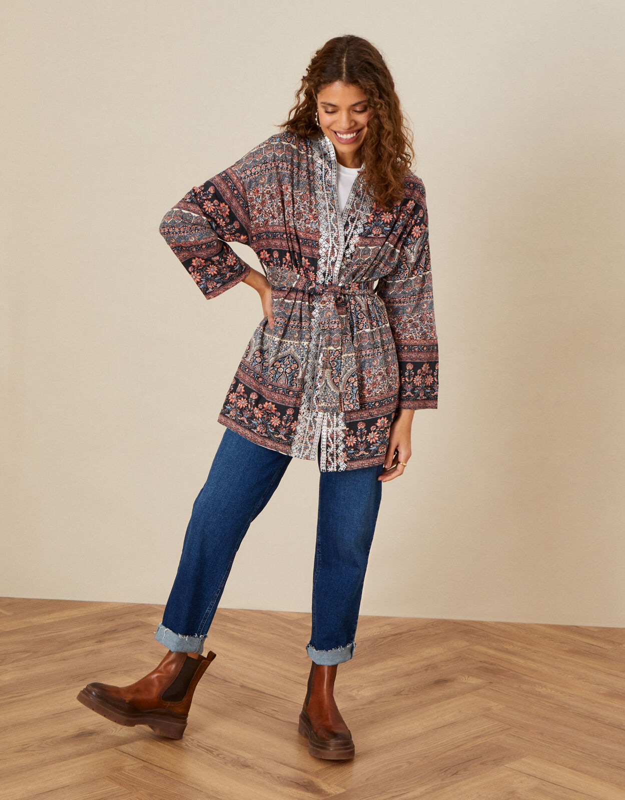 Monsoon embellished jacket on sale
