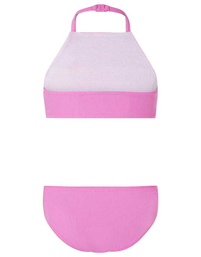 Reversible Sequin Bikini Set, Pink (PINK), large