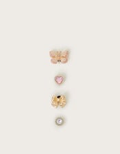 4-Pack Sparkly Gems and Butterfly Clog Charms, , large