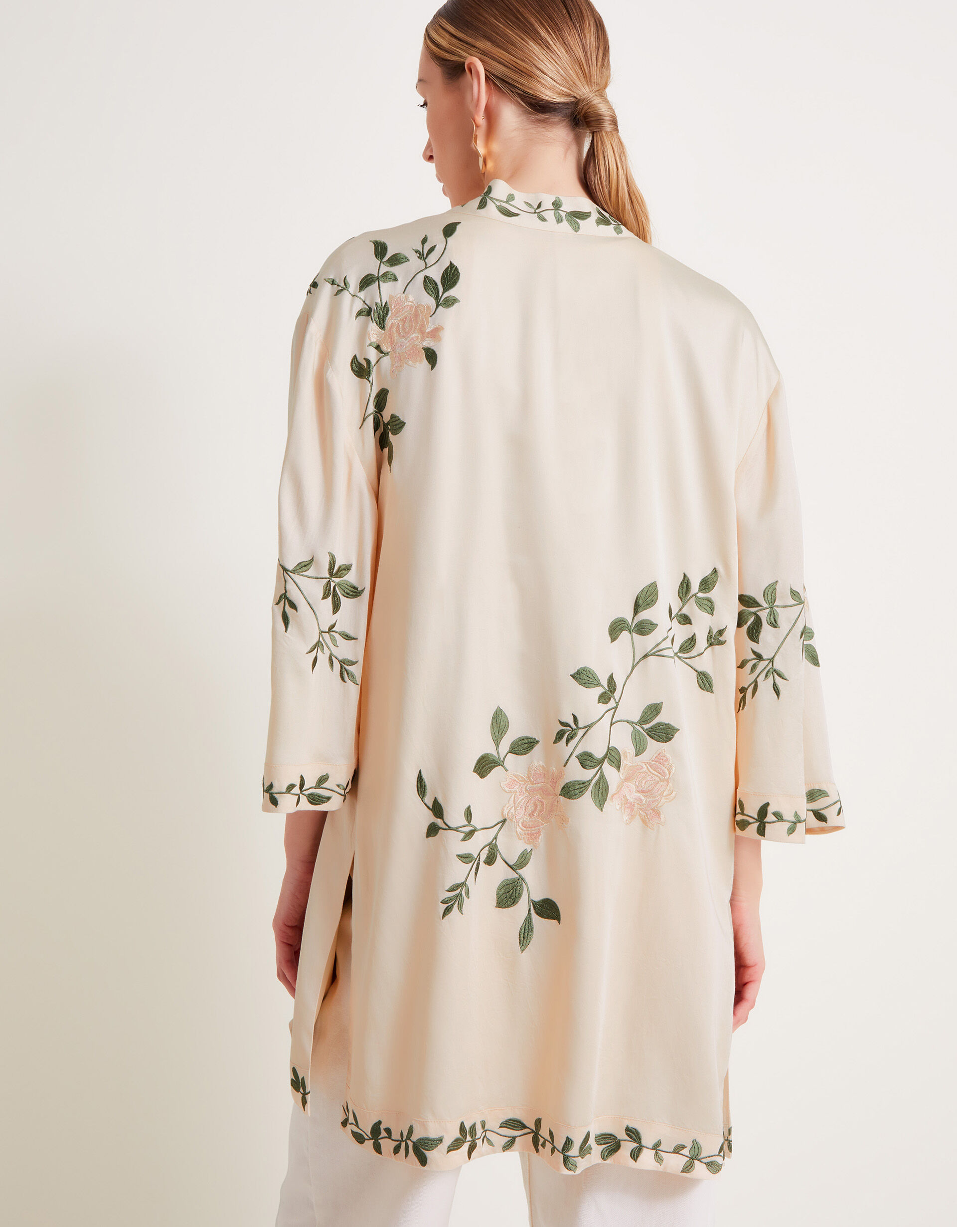 Kaya Short Kimono Ivory Women s Jackets Monsoon Global