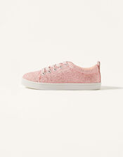 Glitter Trainers, Pink (PINK), large