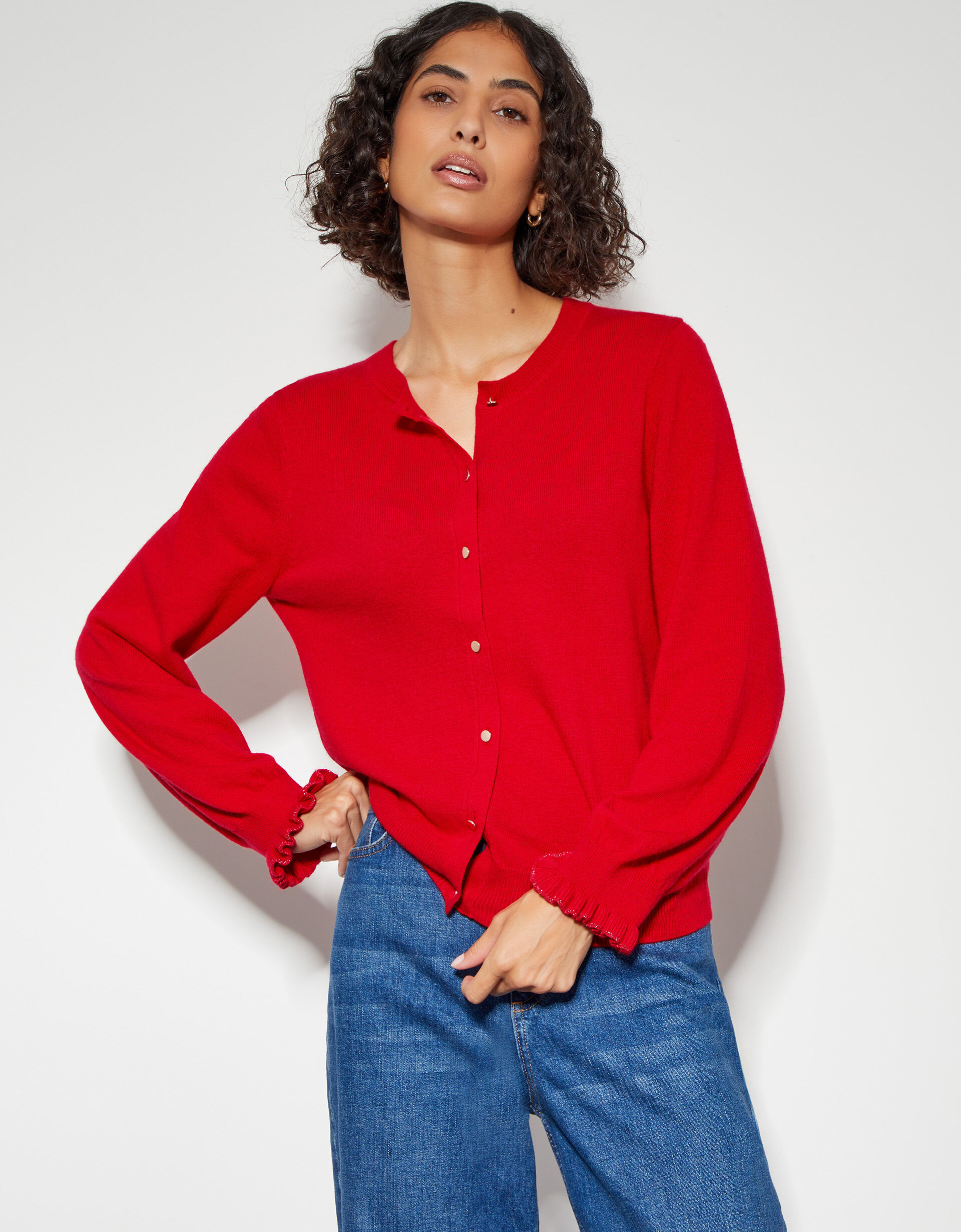 Crew neck cardigans womens outlet