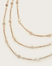 Layered Disc Necklace, , large