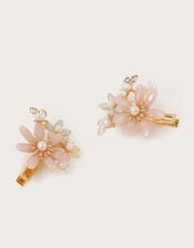 2-Pack Gardenia Metal Hair Clips, , large