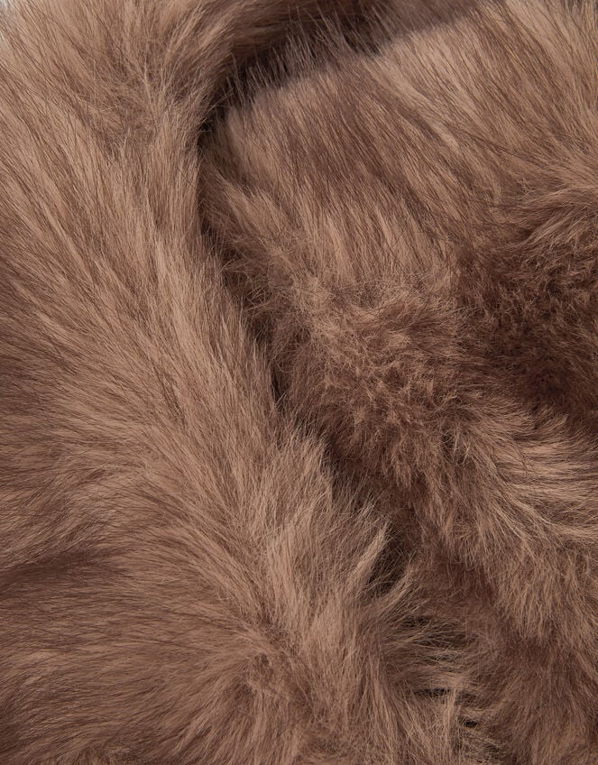 Esta Faux Fur Skinny Scarf , , large