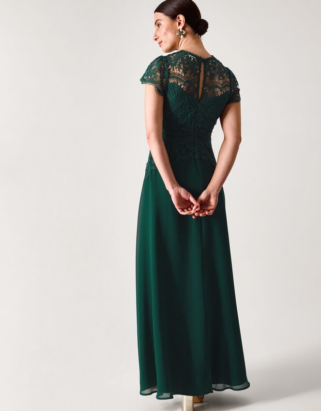 Monica Lace Bridesmaid Dress, Green (GREEN), large