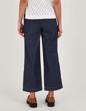 Harper Crop Wide Leg Pull-On Jeans Regular Length, Blue (INDIGO), large