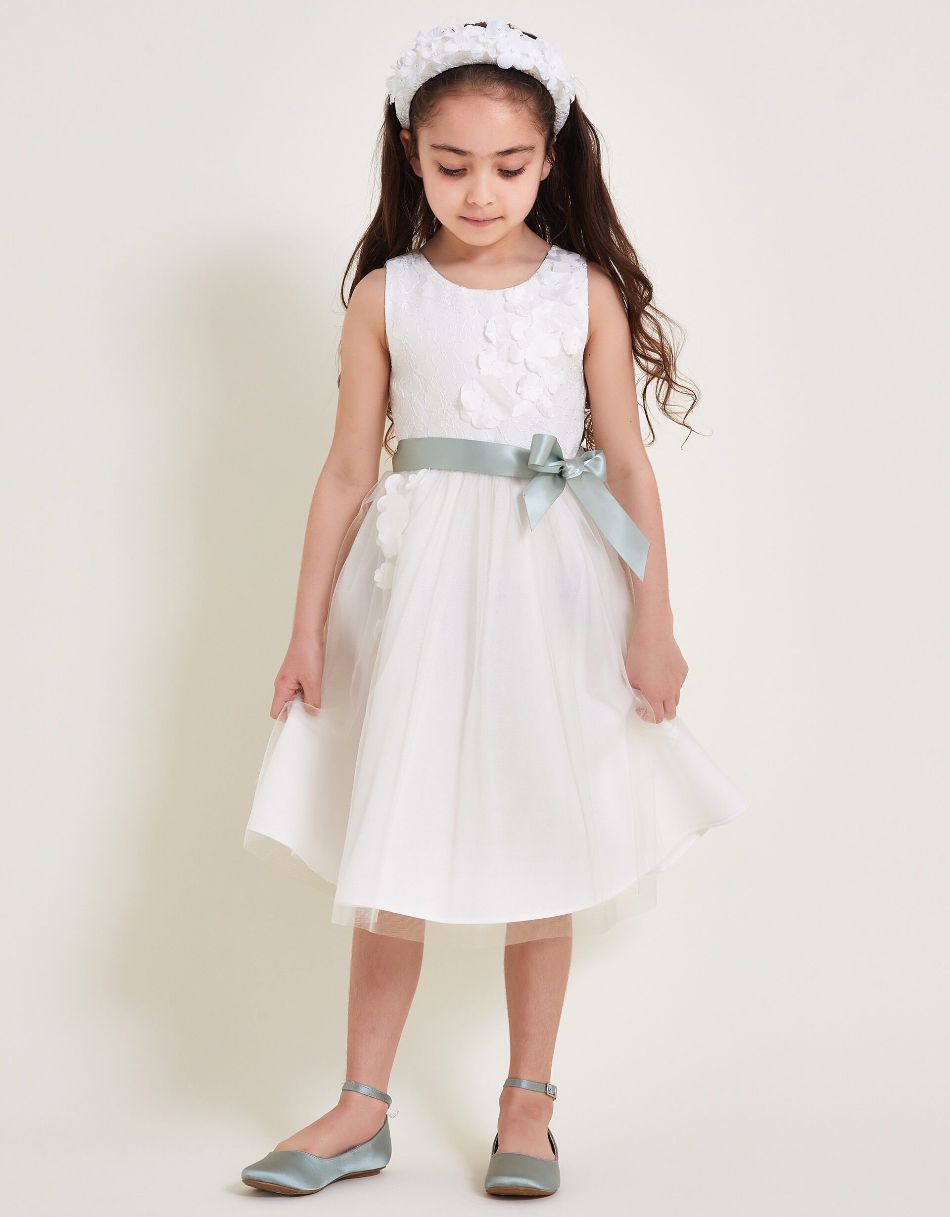 Frankie Scuba Bridesmaid Dress Ivory