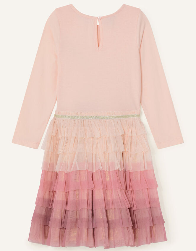 Sequin Star Disco Dress, Pink (PINK), large