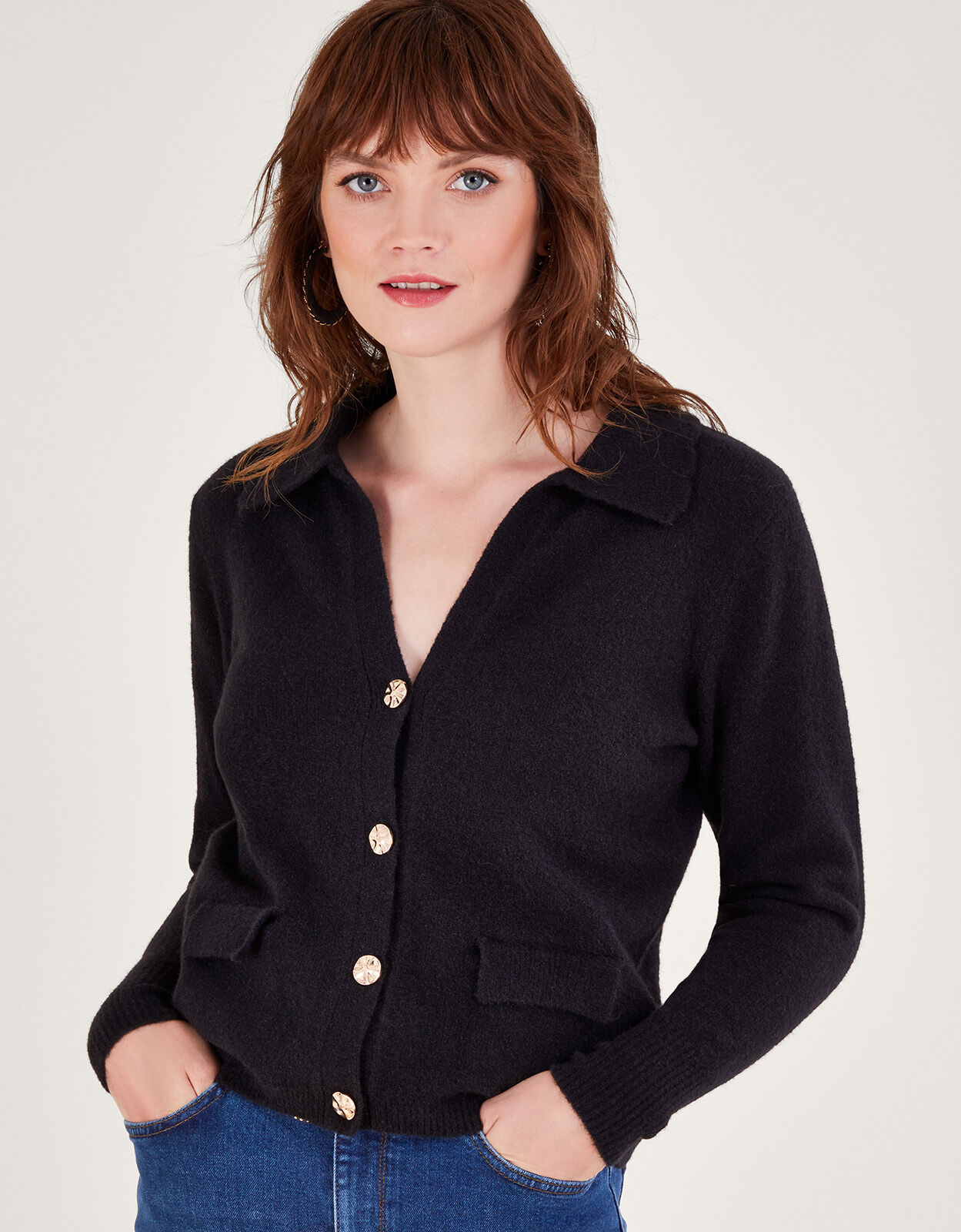 Monsoon 2025 black cardigan