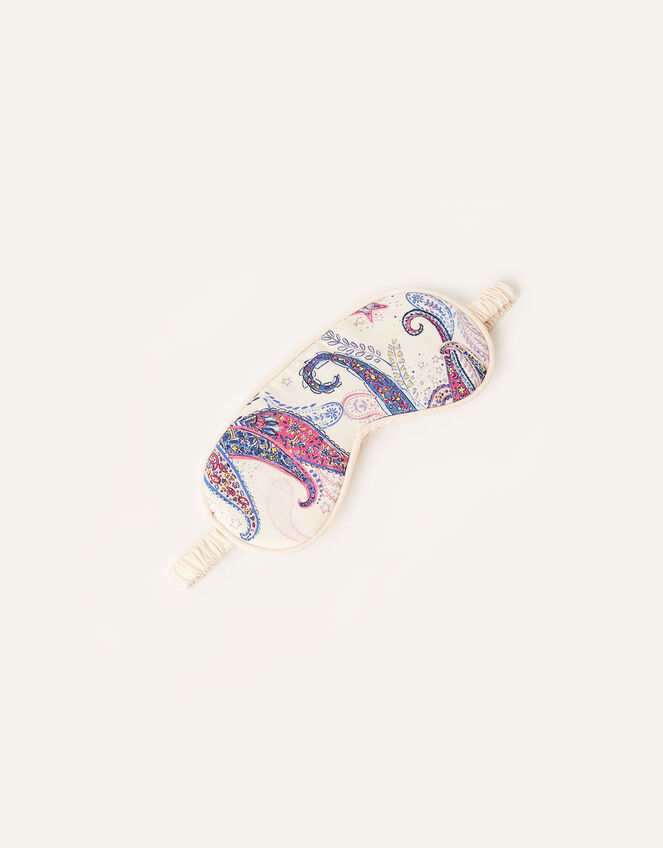 Estelle Paisley Print Eye Mask , , large