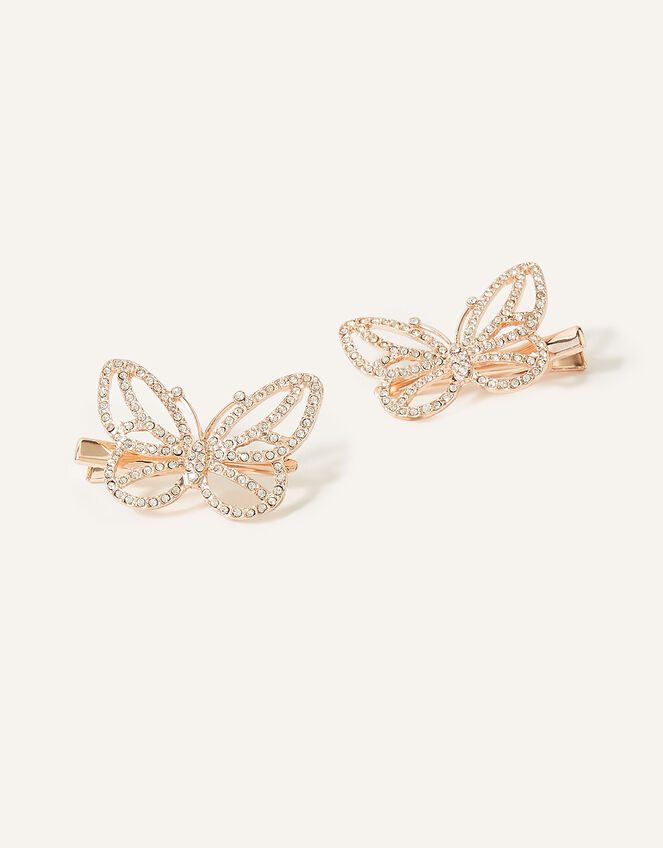 Madeline Butterfly Hair Clips, , large