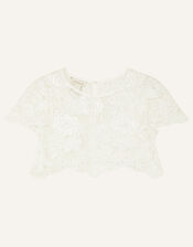 Lace Top and Dress 2-in-1 Set, Ivory (IVORY), large