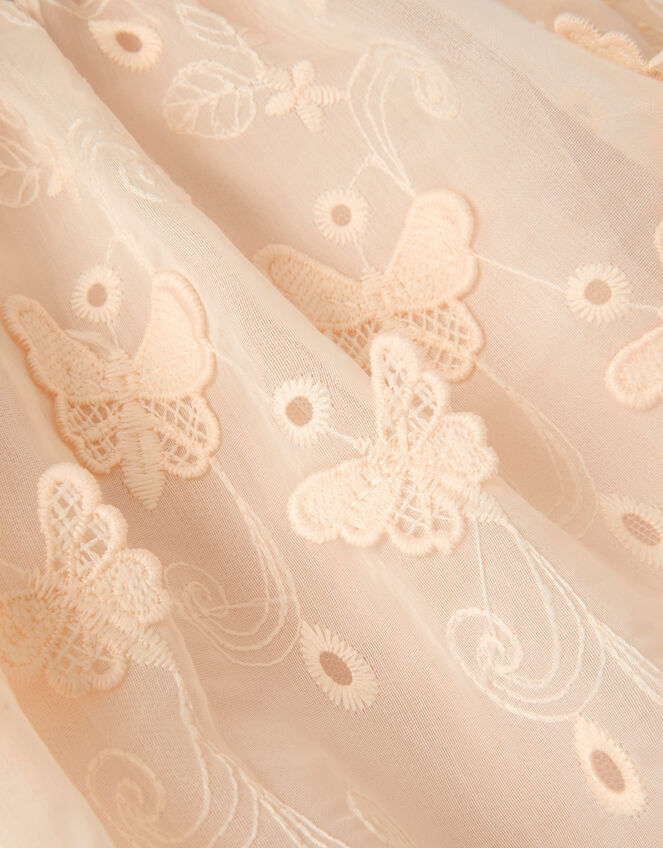 Beryl Butterfly Broderie Dress, Orange (PEACH), large