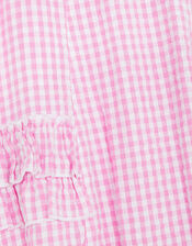 Baby Ruffle Side Romper, Pink (PINK), large