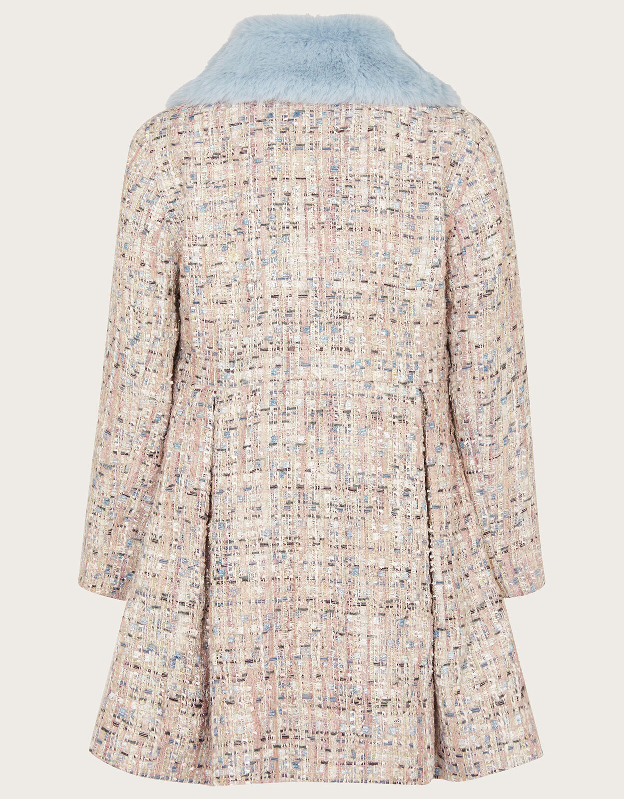 Monsoon tweed coat on sale