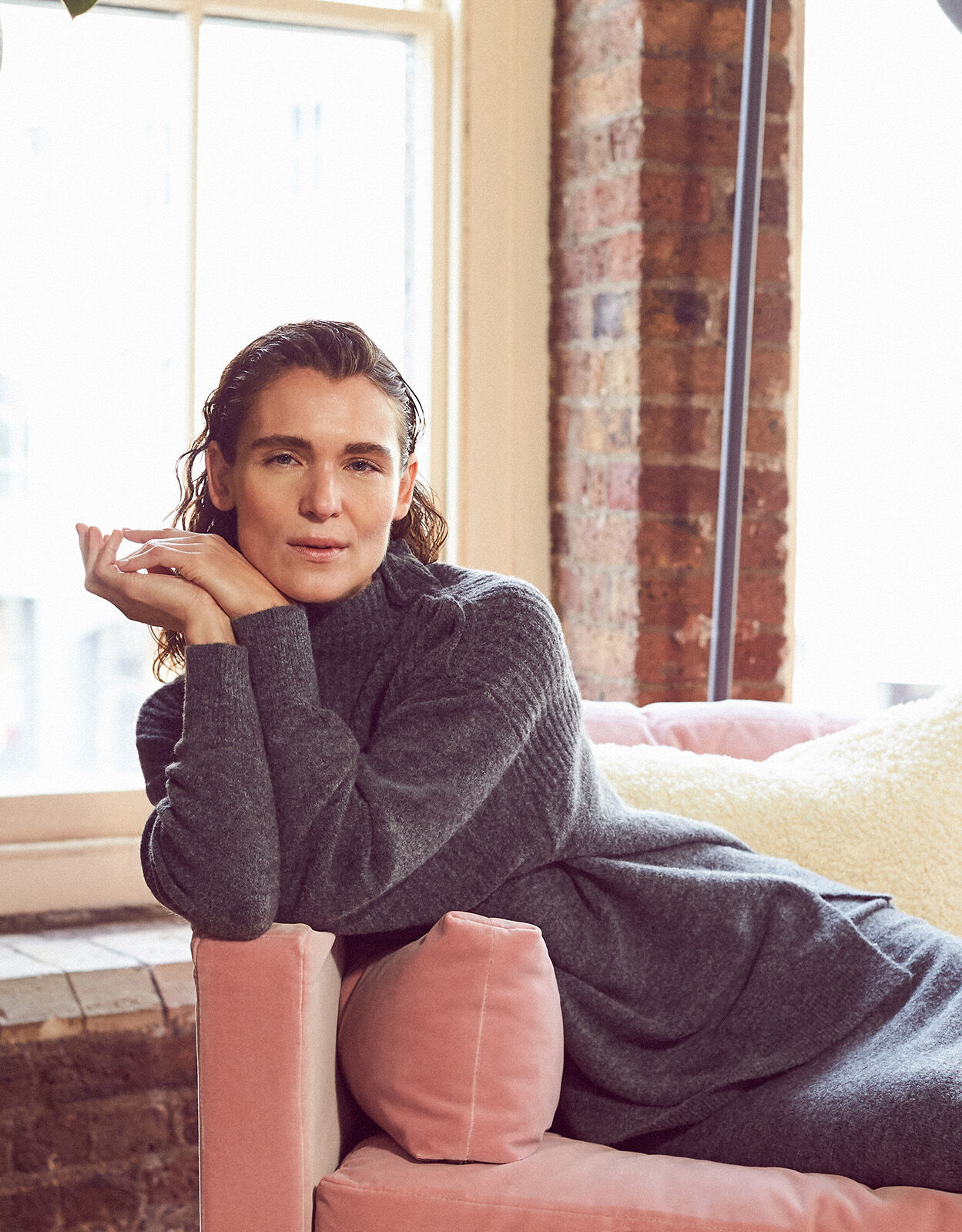 Monsoon grey jumper cheap