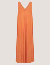 Sophia Embellished Culotte Jumpsuit, Orange (RUST), large
