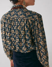 Maison Hotel Catherine Blouse, Blue (BLUE), large