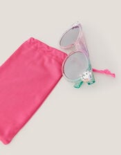 Unicorn Ombr&eacute; Round Sunglasses, , large