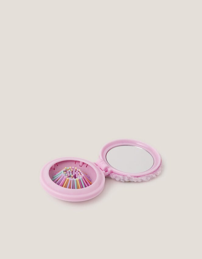 Unicorn Compact Hairbrush, , large