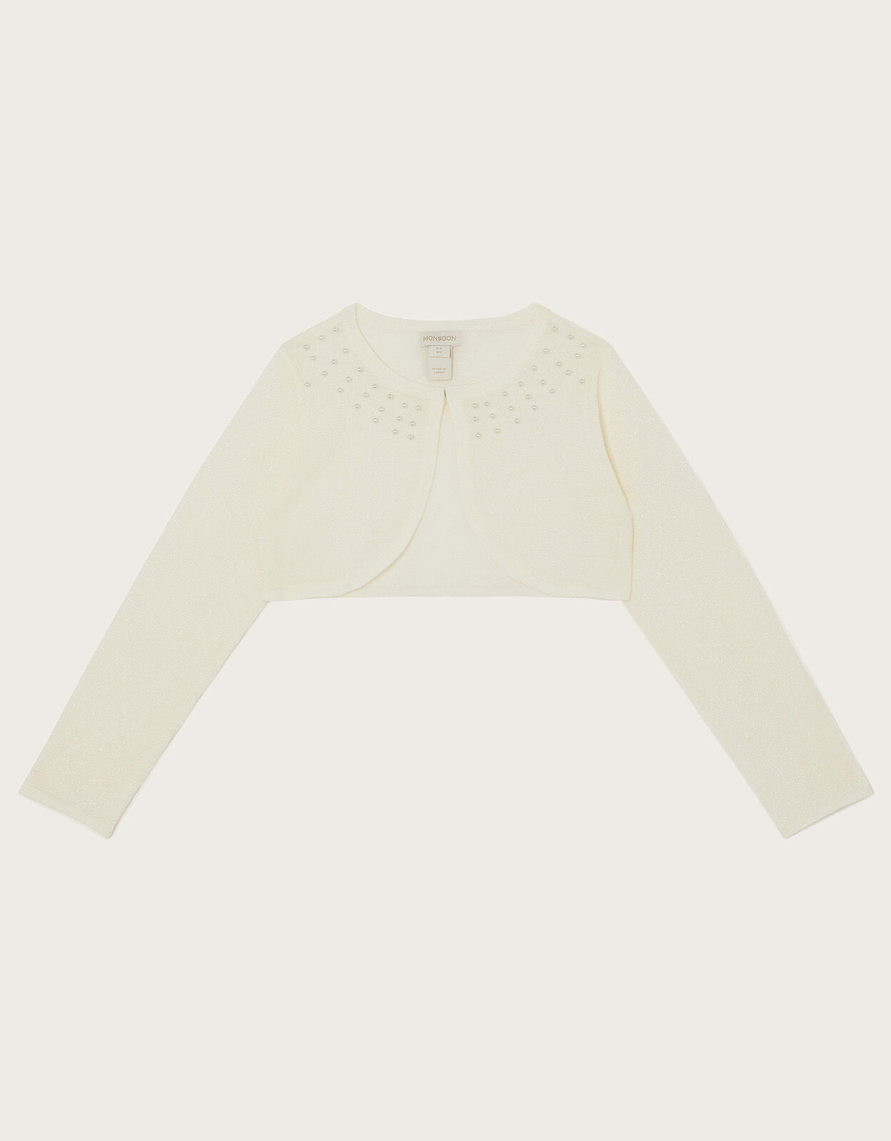 Childrens silver online bolero cardigan