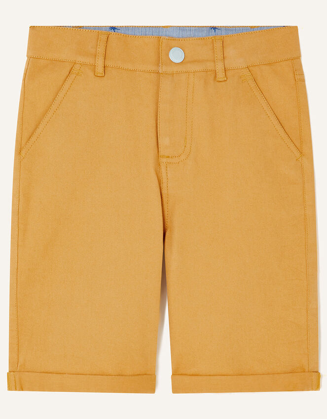 Chino Shorts, Yellow (MUSTARD), large