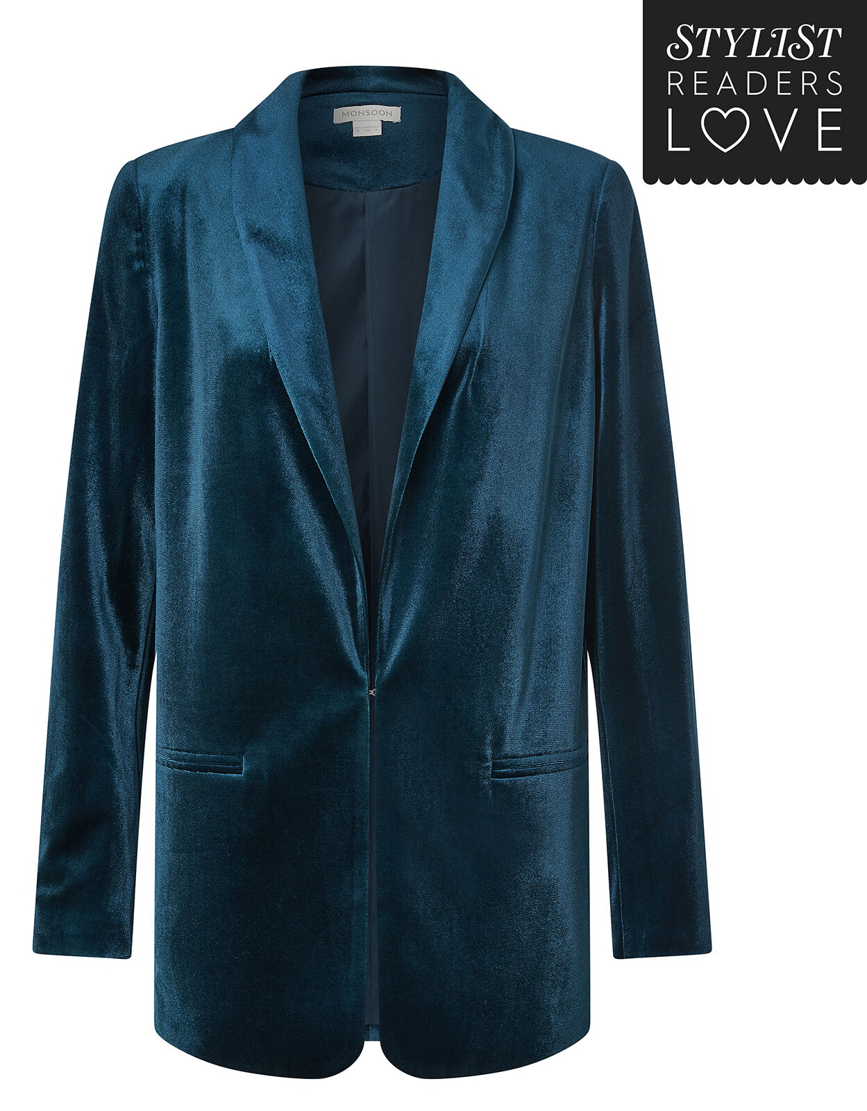 Tilly Velvet Jacket Teal