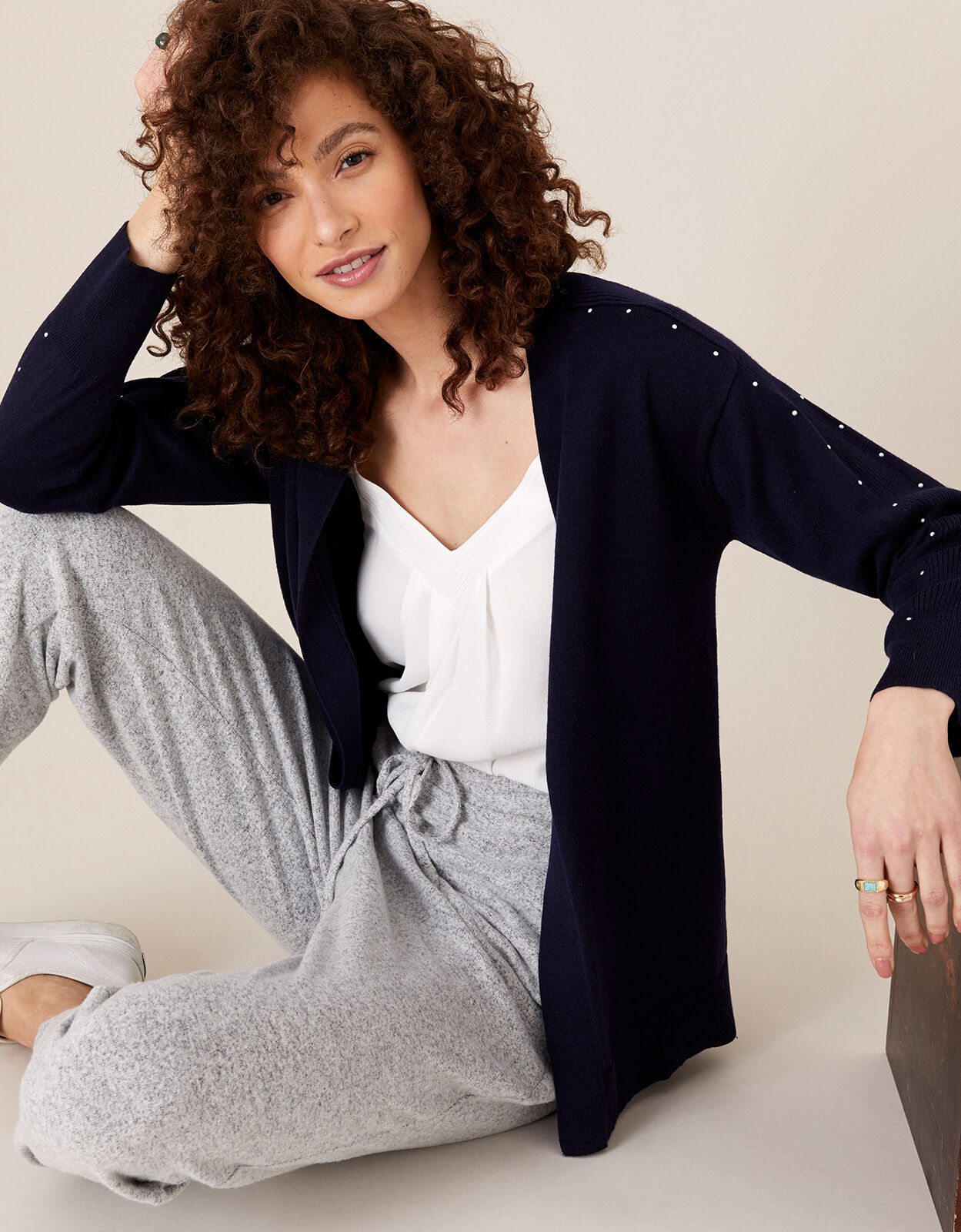 Monsoon hot sale navy cardigan