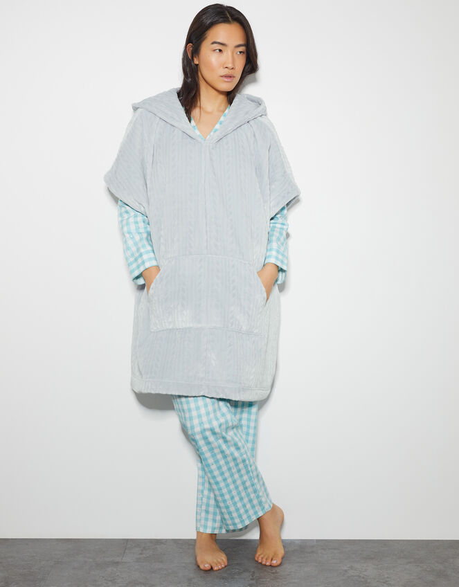 Hattie Blanket Hoodie, Grey (GREY), large