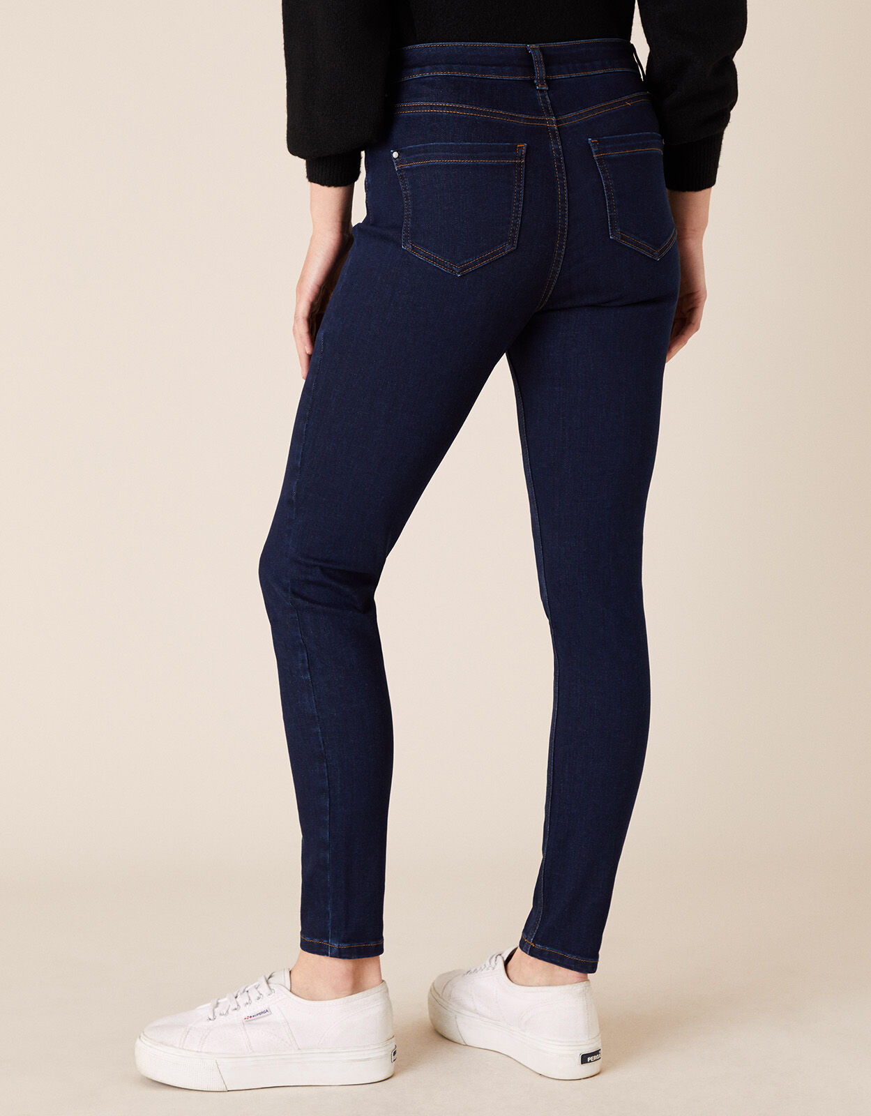 Iris Short-Length Skinny Jeans Blue 