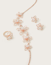 Wire Flower Jewellery Set, , large