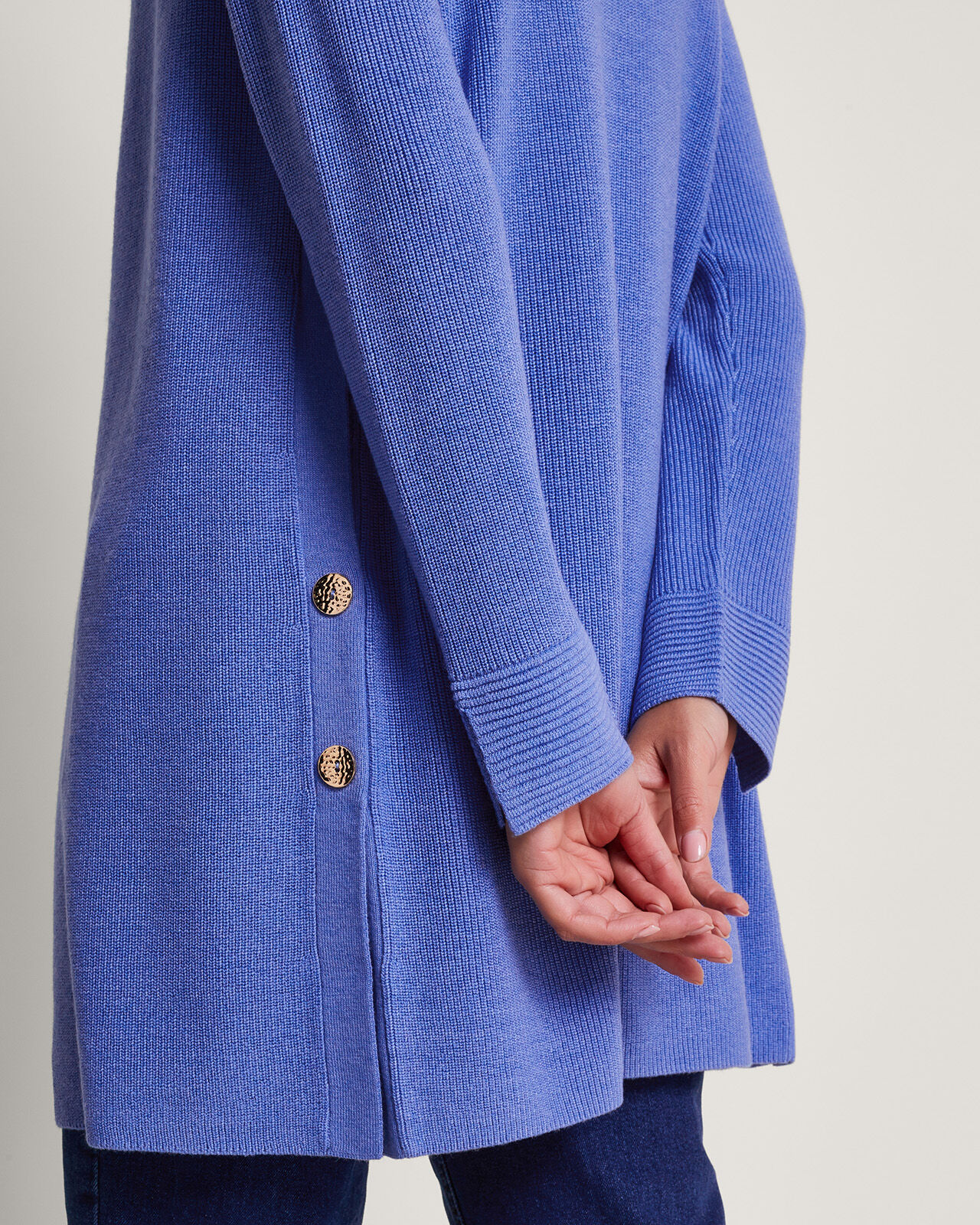 Monsoon outlet blue cardigan