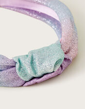 Ombre Glitter Knot Headband, , large