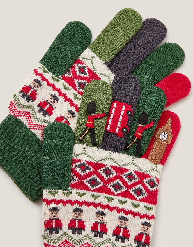 London Knit Gloves, Multi (MULTI), large