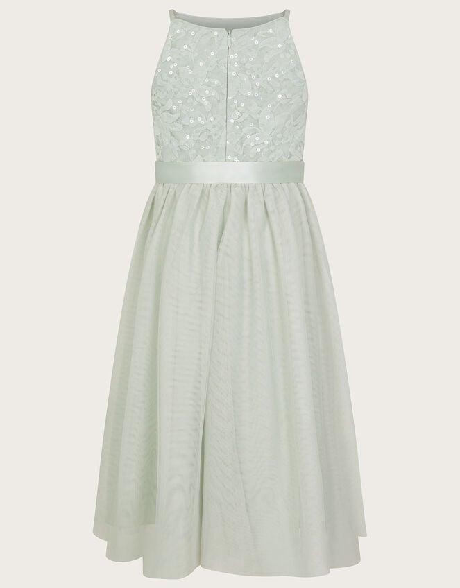 Lacey Sequin Truth Dress, Green (SAGE), large