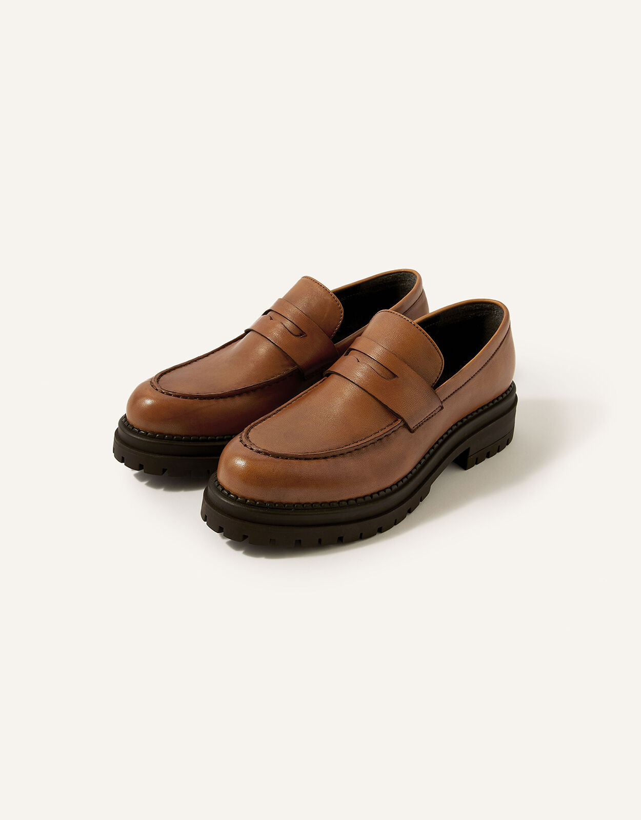 Womens tan shop loafers uk