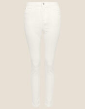 Iris Denim Skinny Jeans with Sustainable Cotton, Natural (ECRU), large
