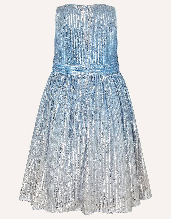 Sequin Ombre Sleeveless Dress, Multi (MULTI), large