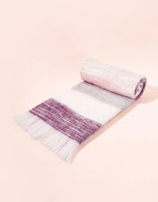 Colour Block Soft Blanket Throw, , large