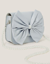 Large Bow Bridesmaid Mini Bag, Blue (PALE BLUE), large