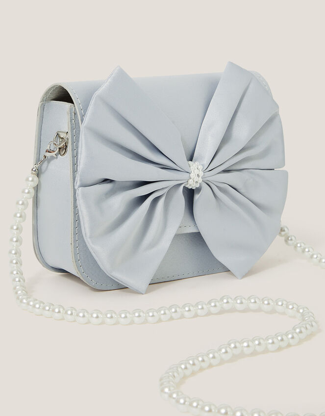 Large Bow Bridesmaid Mini Bag, Blue (PALE BLUE), large