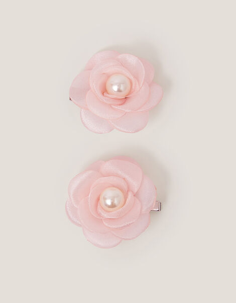 2-Pack Flower Girl Hair Clips, Pink (PINK), large