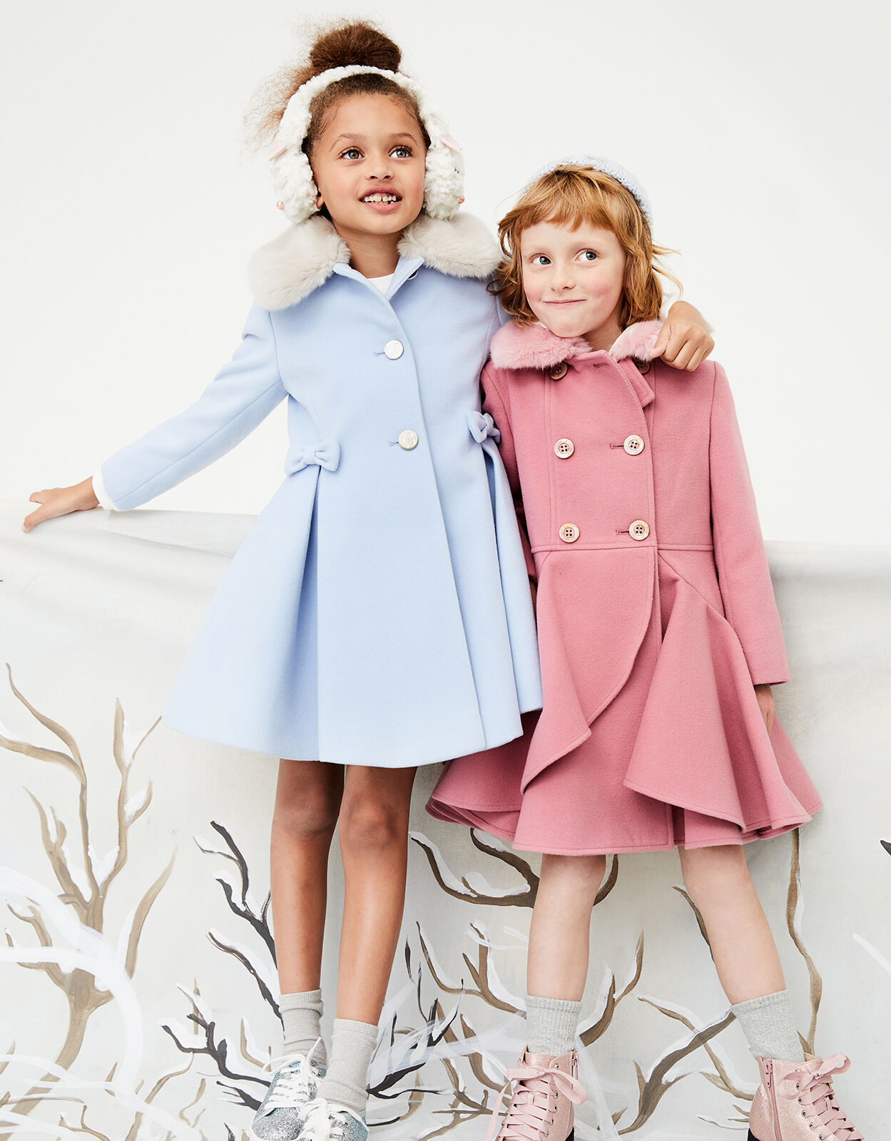 Twirl Ruffle Coat