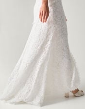 Sienna Lace Maxi Wedding Dress, Ivory (IVORY), large