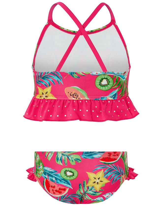 Inna Fruit Print Bikini with Recycled Polyester, Pink (PINK), large