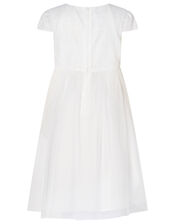 Lace Dress and Cover-Up Bridal Set, Ivory (IVORY), large
