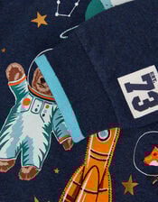 Glow In The Dark Space Hoodie, Blue (NAVY), large